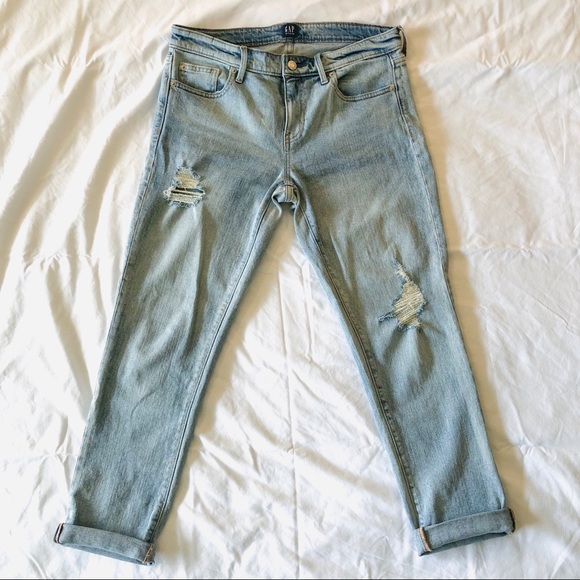 GAP Denim - GAP Denim - Girlfriend Med Destroy Jeans - Size 28